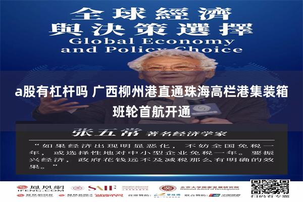 a股有杠杆吗 广西柳州港直通珠海高栏港集装箱班轮首航开通