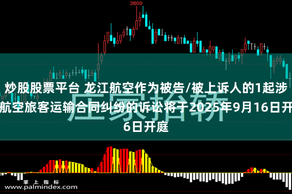 炒股股票平台 龙江航空作为被告/被上诉人的1起涉及航空旅客运输合同纠纷的诉讼将于2025年9月16日开庭