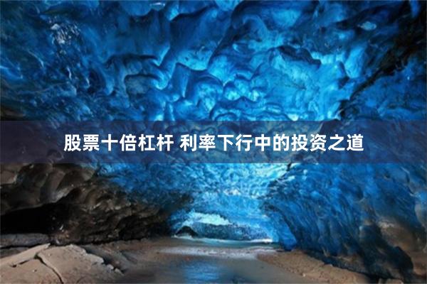 股票十倍杠杆 利率下行中的投资之道