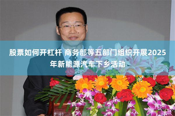 股票如何开杠杆 商务部等五部门组织开展2025年新能源汽车下乡活动