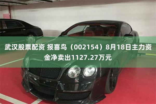 武汉股票配资 报喜鸟（002154）8月18日主力资金净卖出1127.27万元