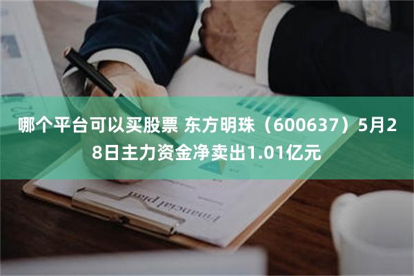 哪个平台可以买股票 东方明珠（600637）5月28日主力资金净卖出1.01亿元