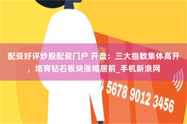 配资好评炒股配资门户 开盘:三大指数集体高开,培育钻石板块涨幅居前_手机新浪网