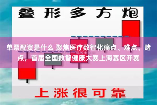 单票配资是什么 聚焦医疗数智化痛点、难点、赌点，首届全国数智健康大赛上海赛区开赛